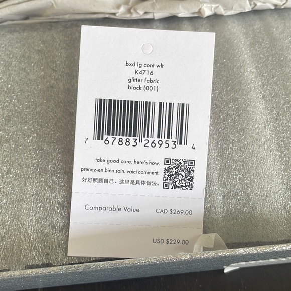 Kate Spade Shimmy Glitter Large Continental Wallet - Picture 7 of 7